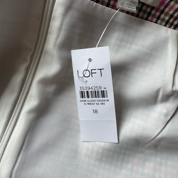 NWT Loft Plaid Skirt - Picture 5 of 10